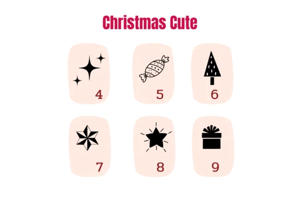 Christmas Cute by Pui Art — Dingbats Font — thumbnail 7