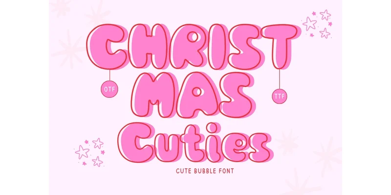 Christmas Cuties Font by narinari32 — Display Font