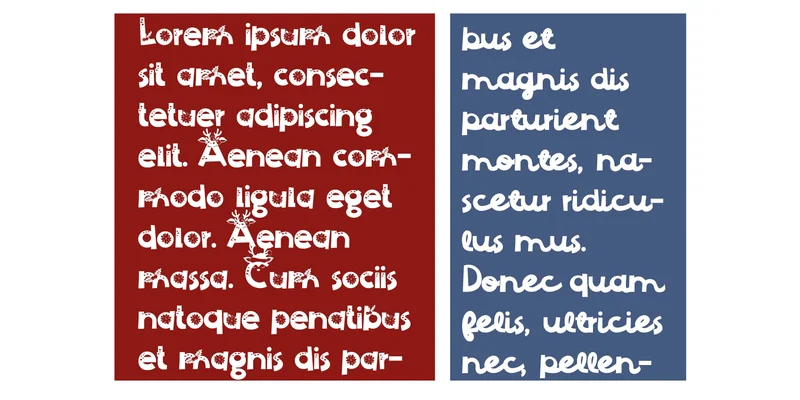 Christmas Deer Duo Font by Illustration Ink by Illustration Ink — Decorative Font — thumbnail 4
