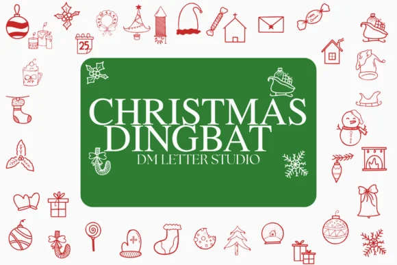 Christmas Dingbat by Sharon ( DmStudio ) — Dingbats Font