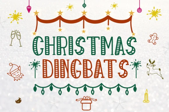 Christmas Dingbats by Lickable Pixels — Dingbats Font