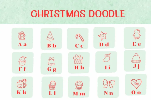 Christmas Doodle by Ketsarin — Dingbats Font — thumbnail 2