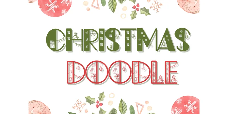 Christmas Doodle Font by nstudio design by nstudio design — Decorative Font