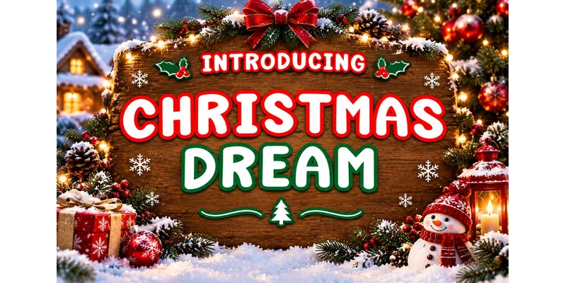 Christmas Dream Font by creativelabstd โ Display Font