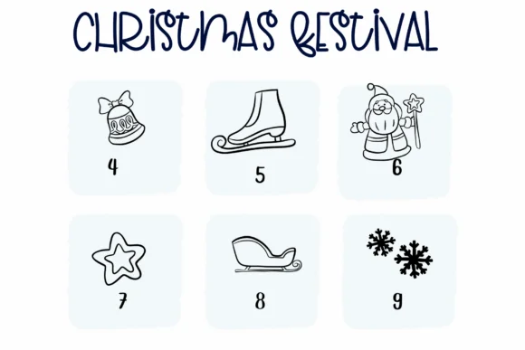 Christmas Festival by Sirinart — Dingbats Font — thumbnail 4