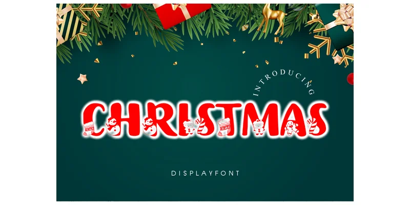Christmas Font by JL Digital Art by JL Digital Art — Decorative Font