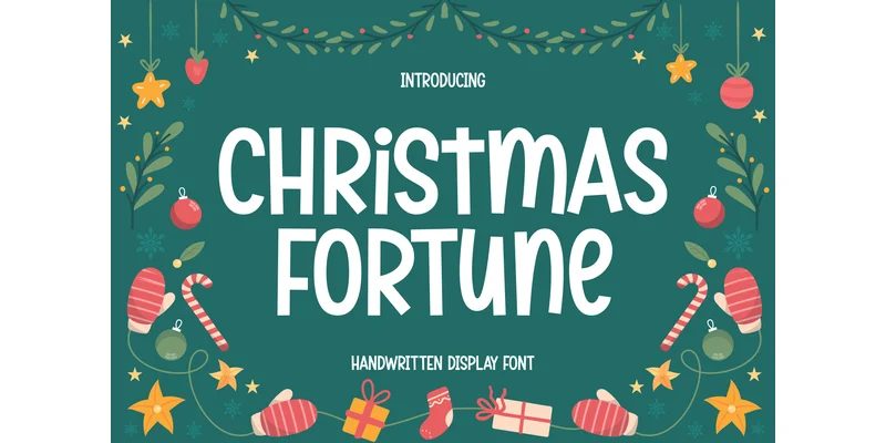 Christmas Fortune Font by Rydmaker (7NTypes) — Display Font