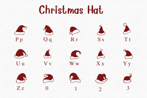 Christmas Hat by Nongyao — Dingbats Font — thumbnail 3