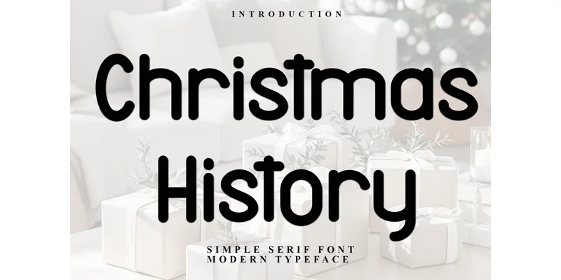 Christmas History Font by FreshTypeINK — Sans Serif Font