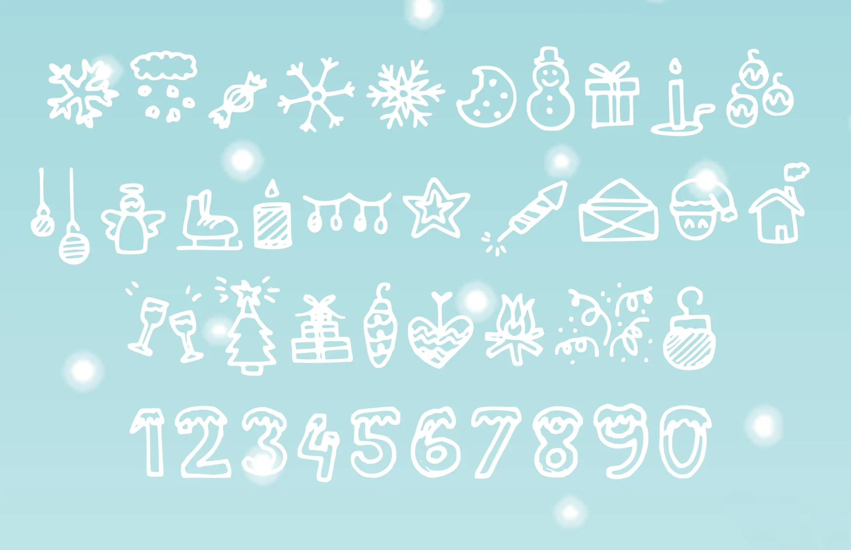 Christmas Icons by studiomies — Dingbats Font