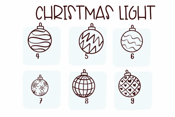 Christmas Light by Sirinart — Dingbats Font — thumbnail 4