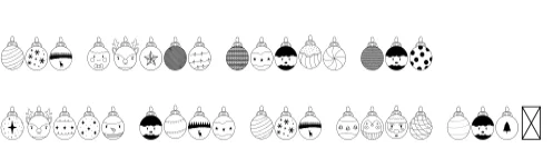 Christmas Ornament by danita.kukkai — Dingbats Font — thumbnail 7