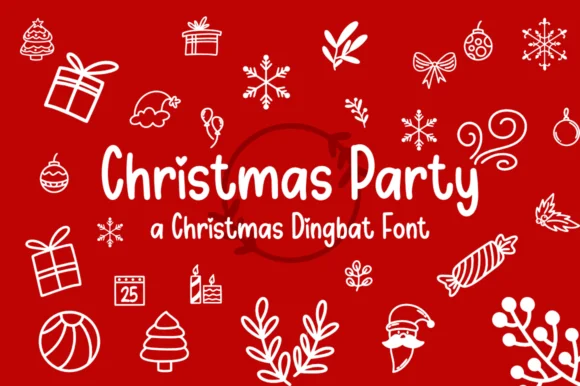 Christmas Party by SiapGraph — Dingbats Font