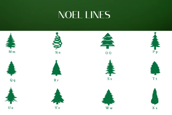 Christmas Pine by Heartcraft Atelier — Dingbats Font — thumbnail 3