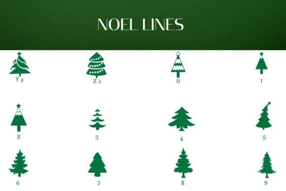 Christmas Pine by Heartcraft Atelier — Dingbats Font — thumbnail 4