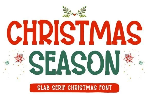 Christmas Season by Minimalist Eyes — Slab Serif Font