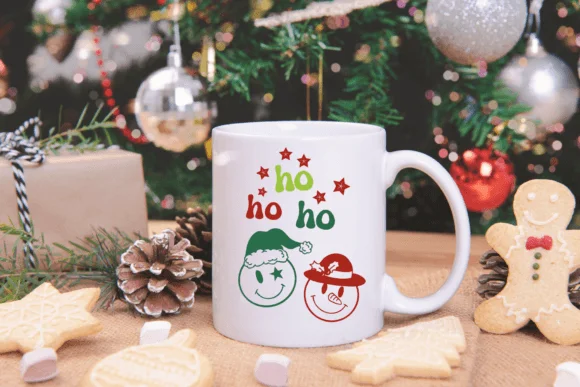 Christmas Smiley by Pui Art — Dingbats Font — thumbnail 5