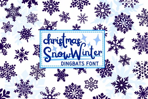 Christmas Snow Winter by PraewDesigns — Dingbats Font