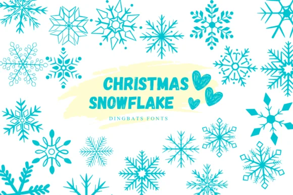 Christmas Snowflake by Suphitchaya — Dingbats Font