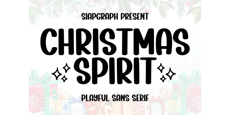 Christmas Spirit Font by SiapGraph — Sans Serif Font