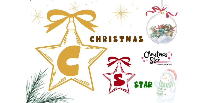 Christmas Star Font by PraewDesigns by PraewDesigns — Decorative Font