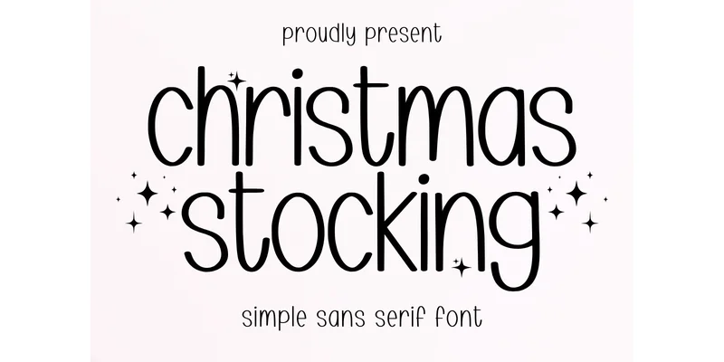 Christmas Stocking Font by Minimalist Eyes — Sans Serif Font