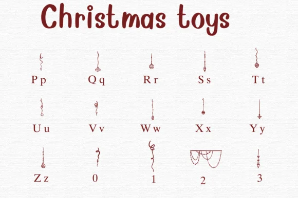Christmas Toys by Nongyao — Dingbats Font — thumbnail 3