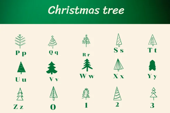 Christmas Tree 1 by Ketsarin — Dingbats Font — thumbnail 3