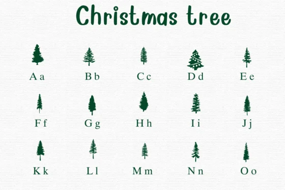 Christmas Tree by Nongyao — Dingbats Font — thumbnail 2