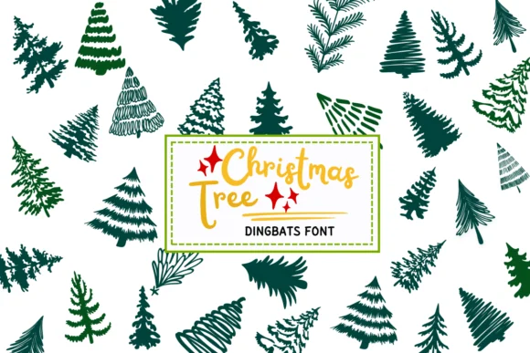 Christmas Tree by PraewDesigns — Dingbats Font