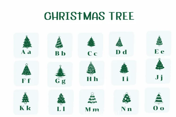 Christmas Tree by Ketsarin — Dingbats Font — thumbnail 2