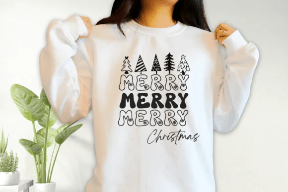 Christmas Tree Doodle by Pui Art — Dingbats Font — thumbnail 2