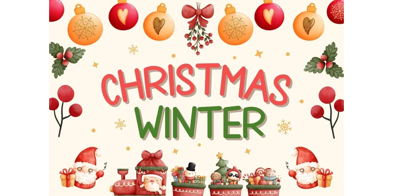 Christmas Winter Font by MyFontsShop — Display Font