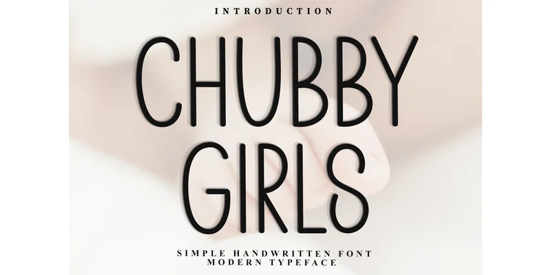 Chubby Girls Font by Inermedia STUDIO — Sans Serif Font