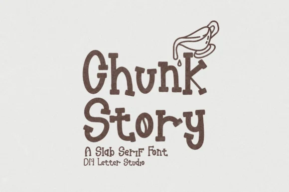Chunk Story by dmletter31 — Slab Serif Font