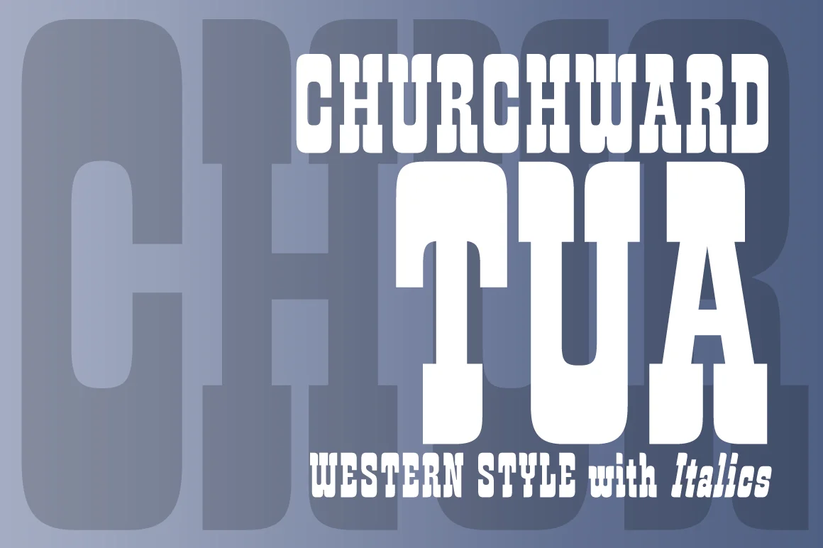 Churchward Tua Family by BluHead Studio — Slab Serif Font