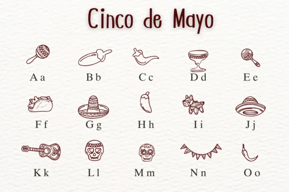 Cinco De Mayo by Nongyao — Dingbats Font — thumbnail 2