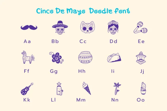 Cinco De Mayo by Pui Art — Dingbats Font — thumbnail 6
