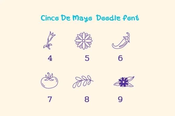 Cinco De Mayo by Pui Art — Dingbats Font — thumbnail 8