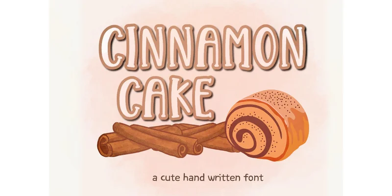 Cinnamon Cake Font by TheBlessier โ Serif Font