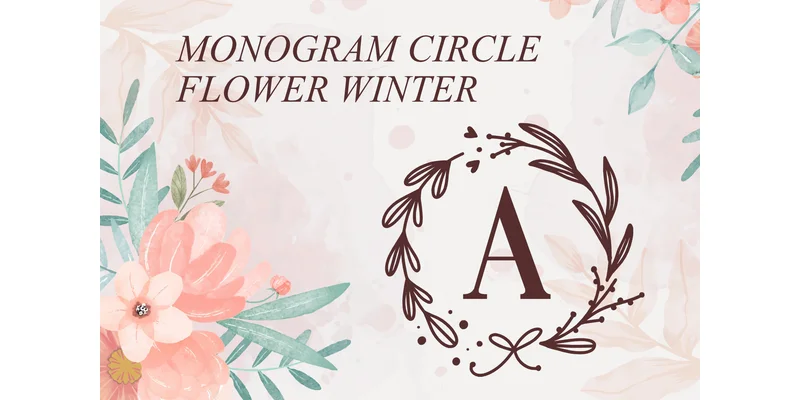 Circle Flower Winter Font by Typefar by Typefar — Decorative Font