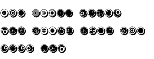 Circles by vladimirnikolic — Dingbats Font — thumbnail 5