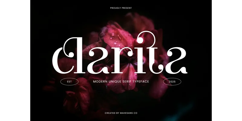 Clarita Font by Mahesans Co — Serif Font