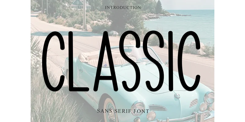 Classic Font by FreshTypeINK — Sans Serif Font