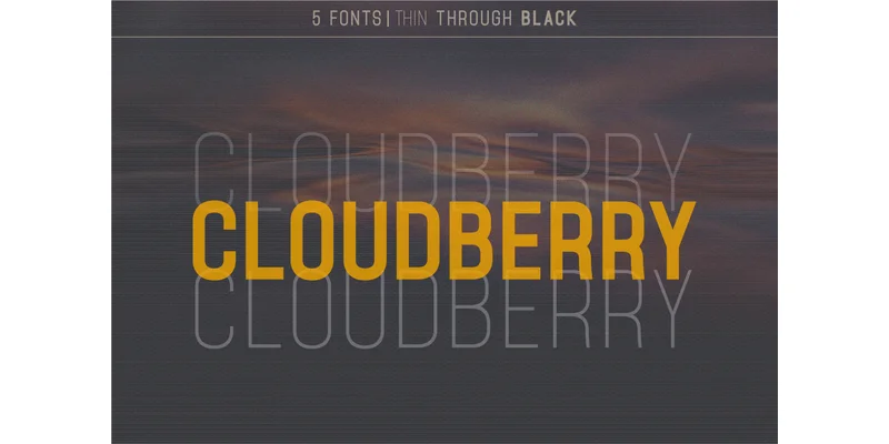 Cloudberry Font by Huntype — Sans Serif Font