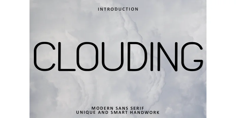 Clouding Font by FreshTypeINK — Sans Serif Font