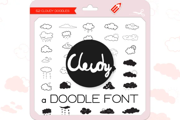Cloudy by WADLEN — Dingbats Font