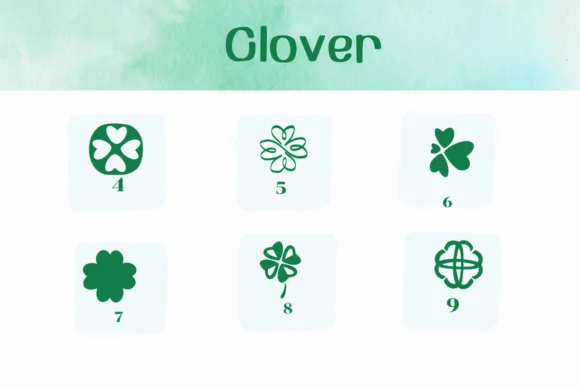 Clover by Ketsarin — Dingbats Font — thumbnail 4