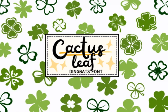 Clover Leaf by PraewDesigns — Dingbats Font