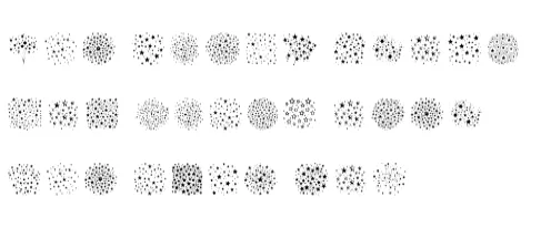 Cluster Stars by MOMAT THIRTYONE — Dingbats Font — thumbnail 6